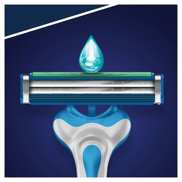 Одноразовые станки для бритья (Бритвы) мужские Gillette Blue 2 Max 4 шт (8700216169097) - Фото 4 Одноразовые станки для бритья (Бритвы) мужские Gillette Blue 2 Max 4 шт (8700216169097) - изображение 4