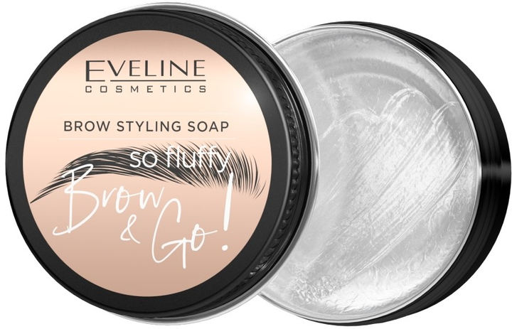Мило для укладання брів Eveline Cosmetics Brow&Go! 25 г (5903416037996) - зображення 1