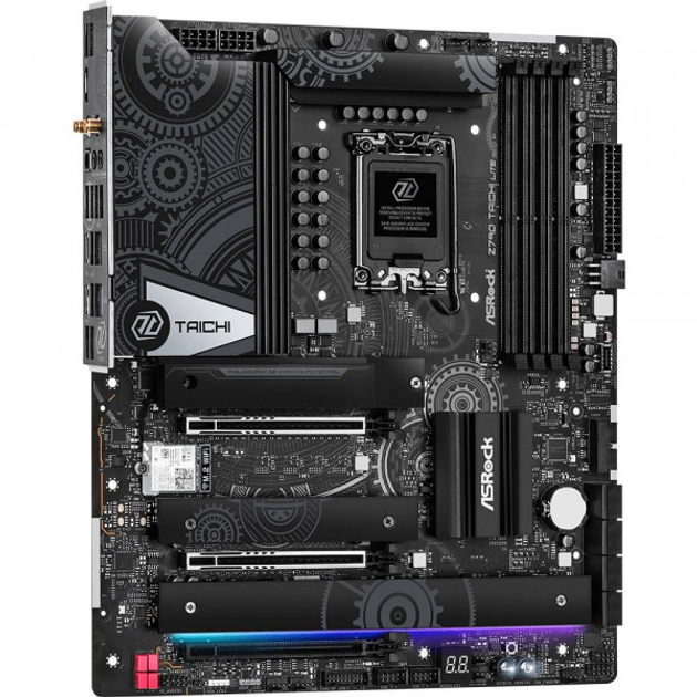 Материнська плата AsRock Z790 TAICHI LITE 1700/Z790 4хDDR5 3хPCIex16 HDMI/2TB4 8xSATA 5xM.2 ATX - зображення 2