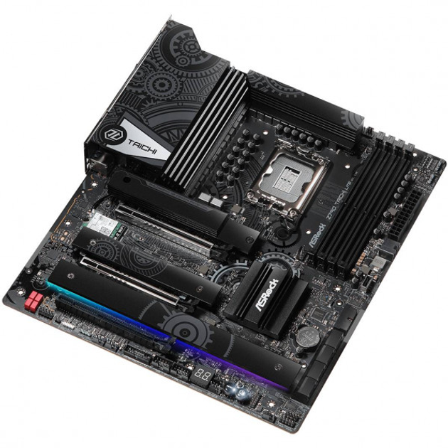 Материнська плата AsRock Z790 TAICHI LITE 1700/Z790 4хDDR5 3хPCIex16 HDMI/2TB4 8xSATA 5xM.2 ATX - зображення 3