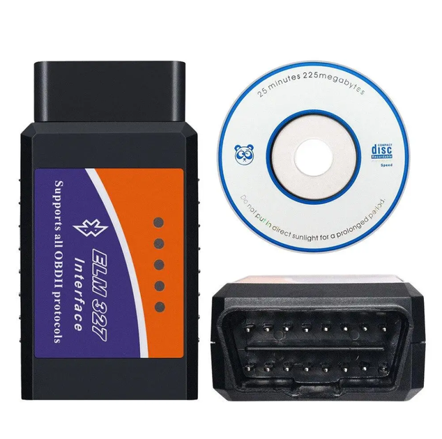 Автосканер ELM327 адаптер для диагностики авто Bluetooth ELM327 v2.1 OBD-II (OBD2) - изображение 3