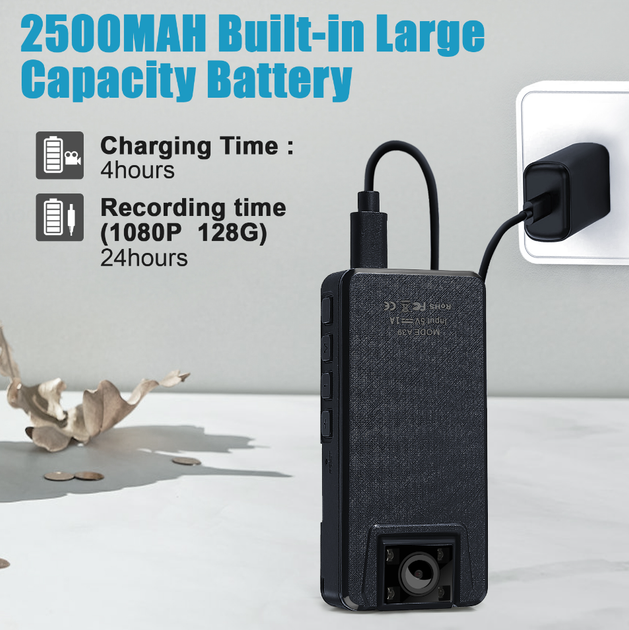Мини камера Vandlion A39 1080p с диктофоном, поворотным объективом, дисплеем, углом обзора 180° - Фото 5 Мини камера Vandlion A39 1080p с диктофоном, поворотным объективом, дисплеем, углом обзора 180° - изображение 5