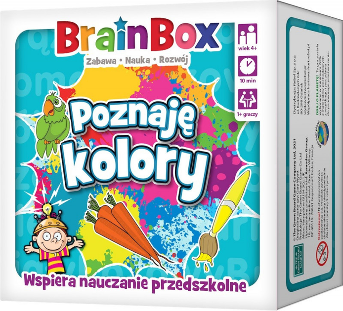 Настільна гра Rebel BrainBox - Вивчаю кольори (5902650616707) - зображення 1
