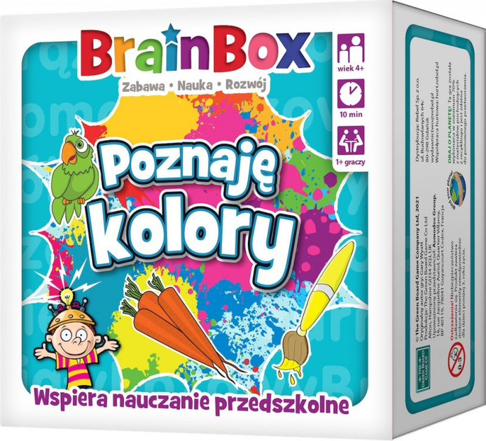 Gra planszowa Rebel BrainBox - Poznaje kolory (5902650616707) - obraz 1