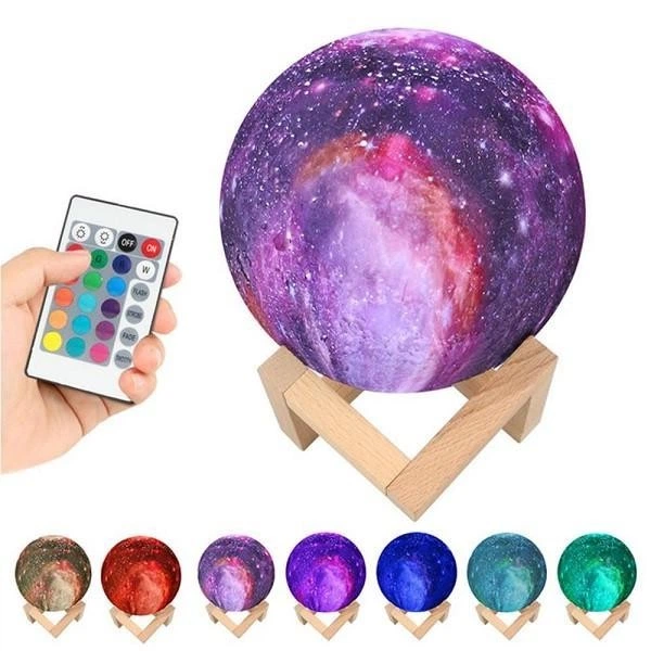 Светильник лампа 3D космос Moon-light / Ночник луна - изображение 8