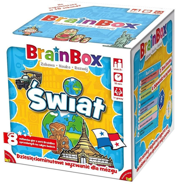 Gra planszowa Rebel BrainBox Świat (5902650616837) - obraz 1