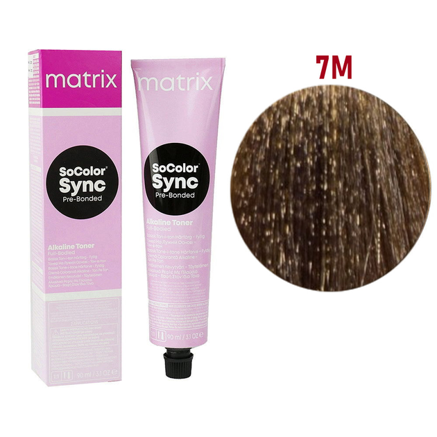 Крем-краска Matrix Color Sync Mocha Mystique № 7 MM без аммиака 90 мл