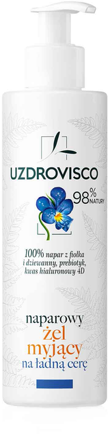 Żel myjący Uzdrovisco Fiołek naparowy na ładną cerę 200 ml (5903178701876) - obraz 1