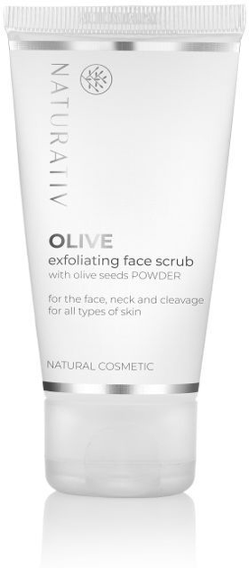 Peeling oliwkowy do twarzy Naturativ Olive Exfoliating Face Scrub 50 ml (5906729774251) - obraz 1