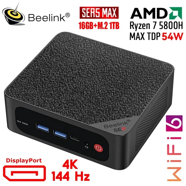 Компьютер Beelink SER5 MAX AMD Ryzen 7 5800H (Zen3) Windows 11 Pro