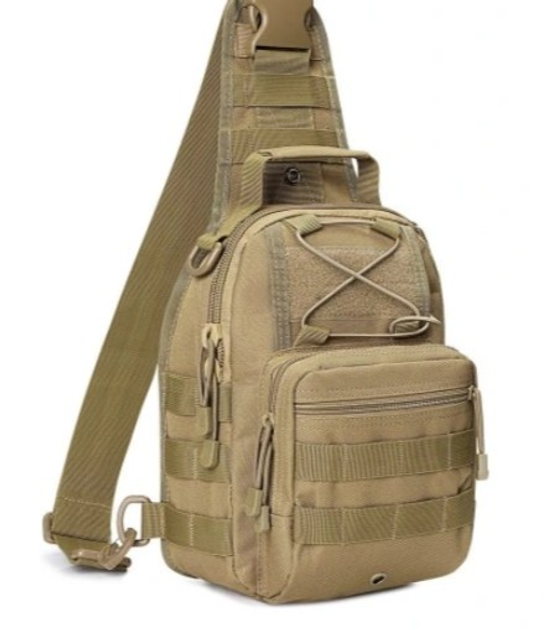 Рюкзак сумка на плечи ранец Nela-Styl mix54 Койот 20л (Alop) 60428990 - изображение 1