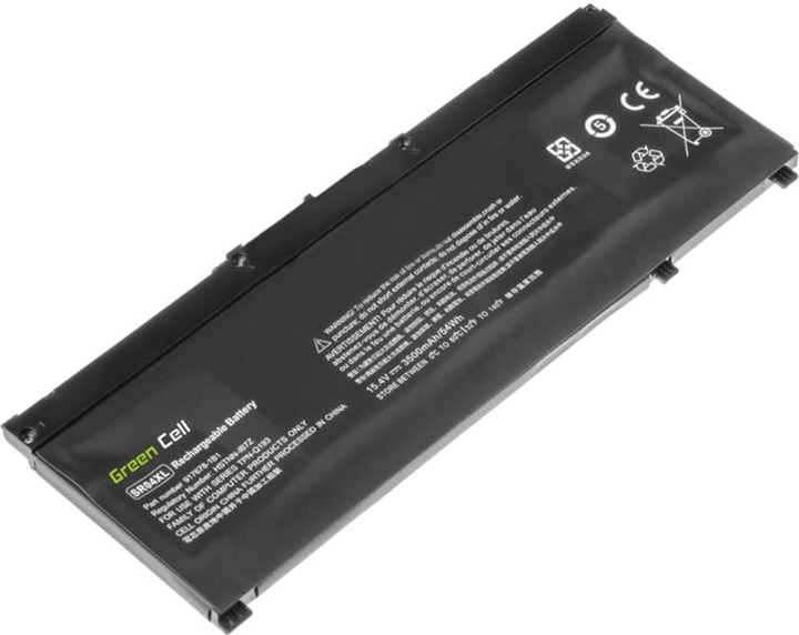 Акумулятор Green Cell для ноутбуків HP Omen 15-CE 15.4V 3500mAh (HP187) - зображення 2