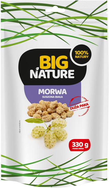 Шовковиця біла сушена Big Nature 330 г (5903293144848) - зображення 1