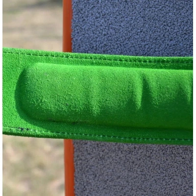 Атлетичний пояс MadMax MFB-302 Quick Release Belt шкіряний Black/Green XL (MFB-302_XL) - зображення 2