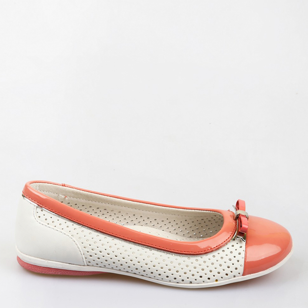 Подростковые балетки для девочки Flamingo PK-61-QT107-White 36 Белые ...