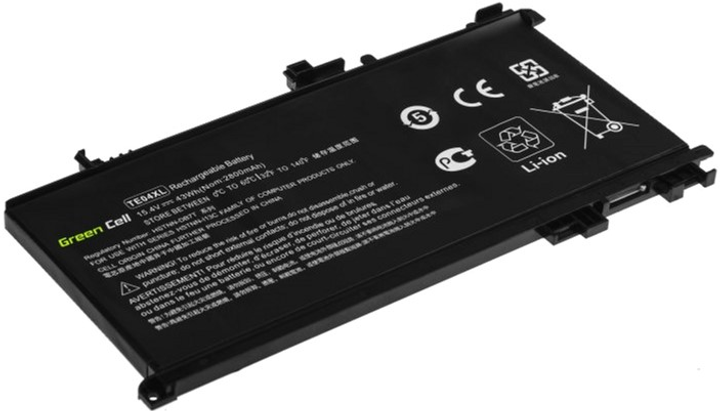 Bateria Green Cell do laptopów HP TE04XL 15,4V 2800mAh (HP180) - obraz 2