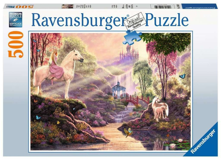 Puzzle Ravensburger Bajkowa rzeka 500 elementów (4005556150359) - obraz 1