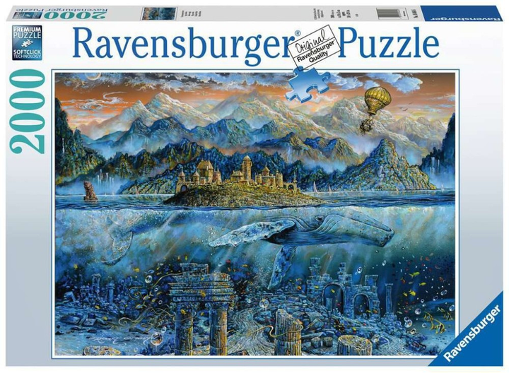 Пазл Ravensburger Кіт Мудрості 2000 елементів (4005556164646) - зображення 1