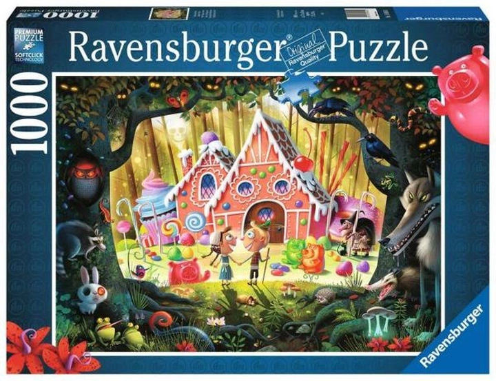 Puzzle Ravensburger Jaś i Małgosia 1000 elementów (4005556169504) - obraz 1