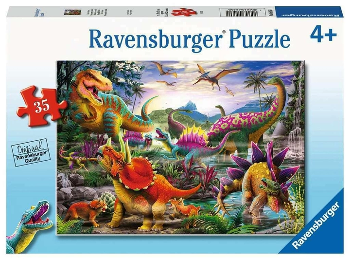 Puzzle Ravensburger T-rex 35 elementów (4005556051601) - obraz 1