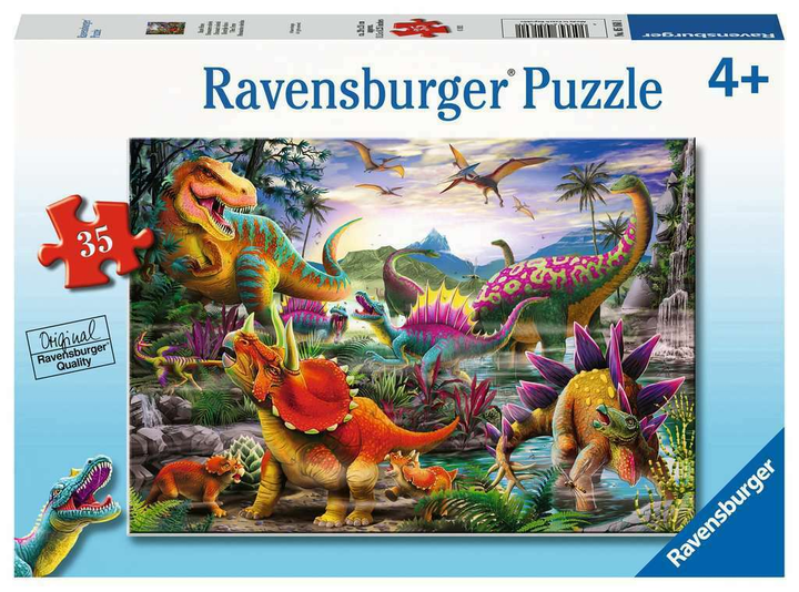 Пазл Ravensburger T-rex 35 елементів (4005556051601) - зображення 1