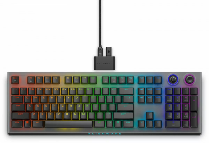 Клавіатура бездротова Dell Alienware AW920K- US CHERRY MX Red Темний бік (545-BBFL) - зображення 10