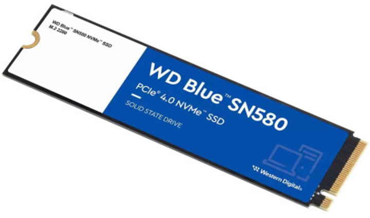 Накопичувач SSD WD M.2 2280 500GB BLUE SN580 (WDS500G3B0E) - зображення 3
