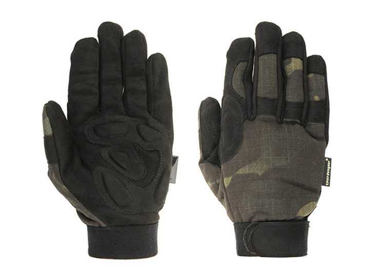 Полнопалые тактические перчатки (размер S) MULTICAM BLACK ,EMERSON - изображение 1