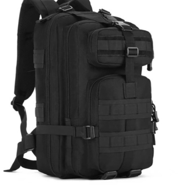 Рюкзак военно-туристический ранец сумка на плечи для выживание Черный 35 л (Alop) 60417259 - изображение 1
