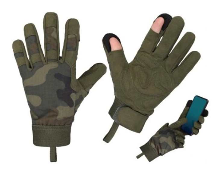 Защитные перчатки Dominator Tactical Олива 2XL (Alop) 60447171 - изображение 1