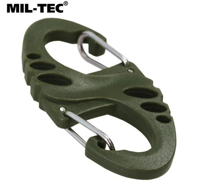 Комплект карабінів MIl-Tec S-Hook 10шт Оливковий (Alop) 60468563 - зображення 2