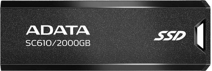 Dysk SSD ADATA SC610 2TB USB 3.2 Type-A 3D NAND TLC (SC610-2000G-CBK/RD) - obraz 1