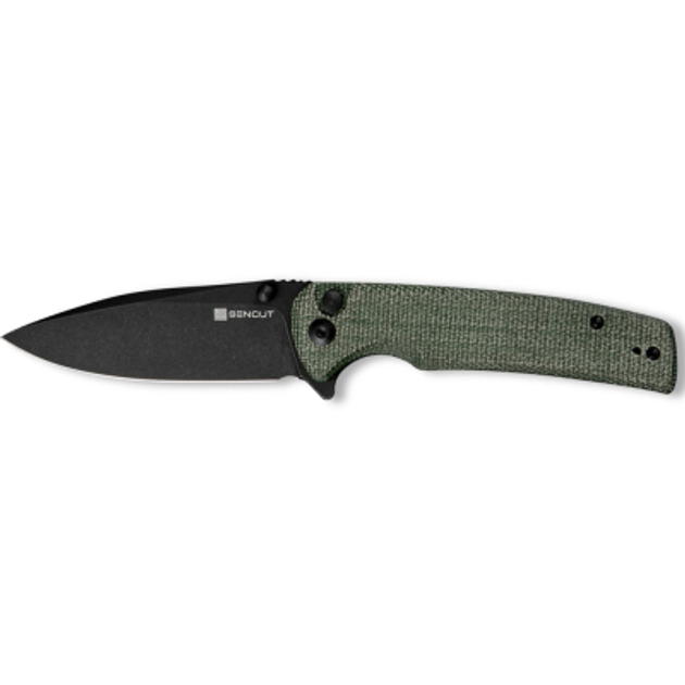 Нож Sencut Sachse Blackwash Olive Micarta (S21007-2) - изображение 1