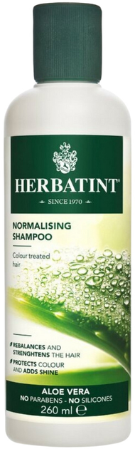 Шампунь для фарбованого волосся Herbatint Normalising Aloe Vera 260 мл (8016744805780) - зображення 1