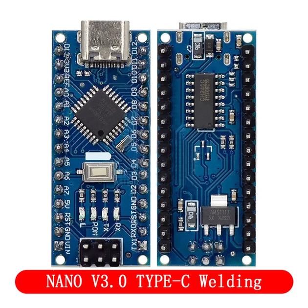 Наладочная плата Arduino Nano V3.0 Atmega328P Type-C (распаянная) - изображение 2