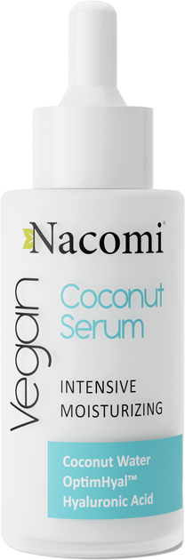 Сироватка для обличчя Nacomi Vegan Coconut Ультразволоження з кокосовою водою 40 мл (5902539714036) - зображення 1