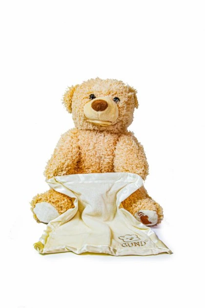 Інтерактивний Пікабу Peekaboo Bear, що розмовляє ведмедик грає з дитиною в хованки 30 см - изображение 8