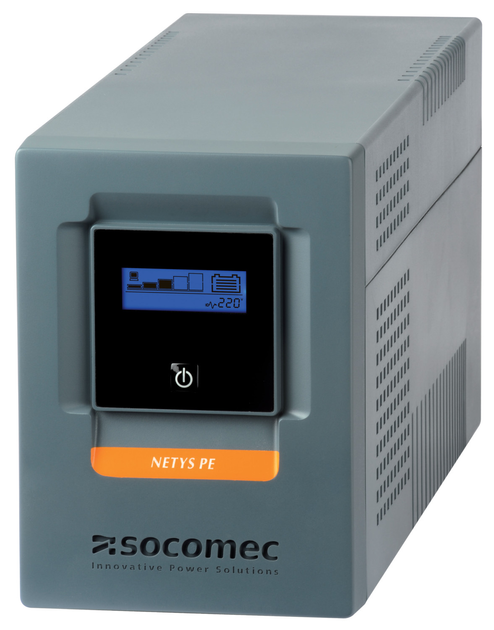 UPS Socomec NeTYS PE 1500VA (900W) szary (NPE-1500-LCD) - obraz 1