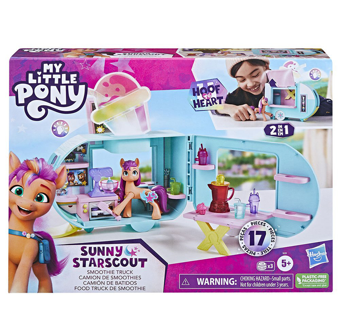 Zestaw do zabawy Hasbro My Little Pony Sunny Starscout Smoothie Truck (5010996101730) - obraz 1