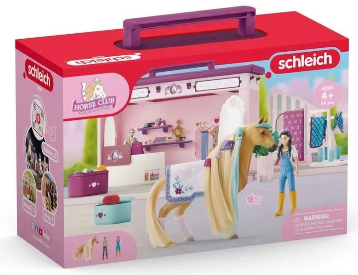 Zestaw do zabawy Schleich Horse Club Sofia's Beauties Boutique Horse Club (4059433574448) - obraz 1