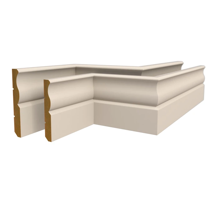 Плінтус накладний з МДФ Pacioli 60х12х2800 мм., модель P-Line 017 - изображение 2