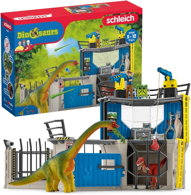 Ігровий набір Schleich Dinosaurs- Большая Станция Исследования Динозавров (4059433572758) - зображення 2