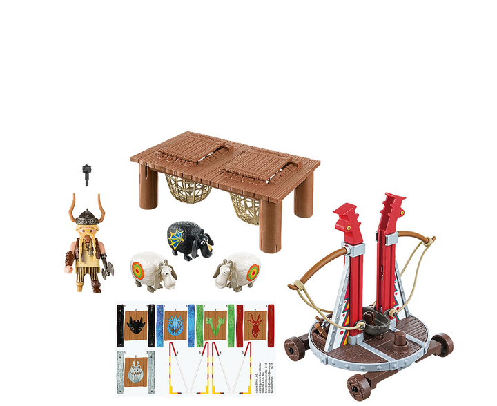 Ігровий набір Playmobil Dragons Grobian with sheep shlock (4008789094612) - зображення 2