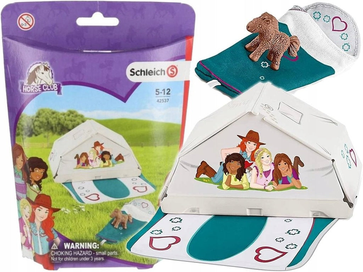 Zestaw do zabawy Schleich Horse Club Accessoires Camping (4059433573618) - obraz 1