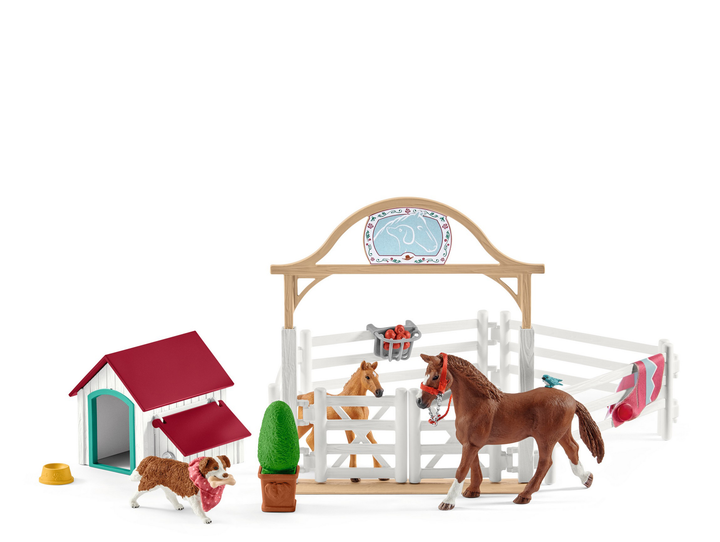 Ігровий набір Schleich Horse Club Hannah's guest horses with Ruby (4055744014598) - зображення 1