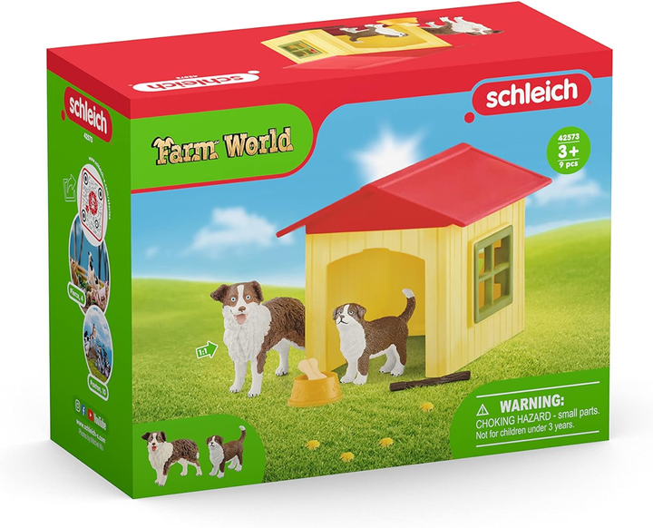 Ігровий набір Schleich Farm World Doghouse (4059433558882) - зображення 1