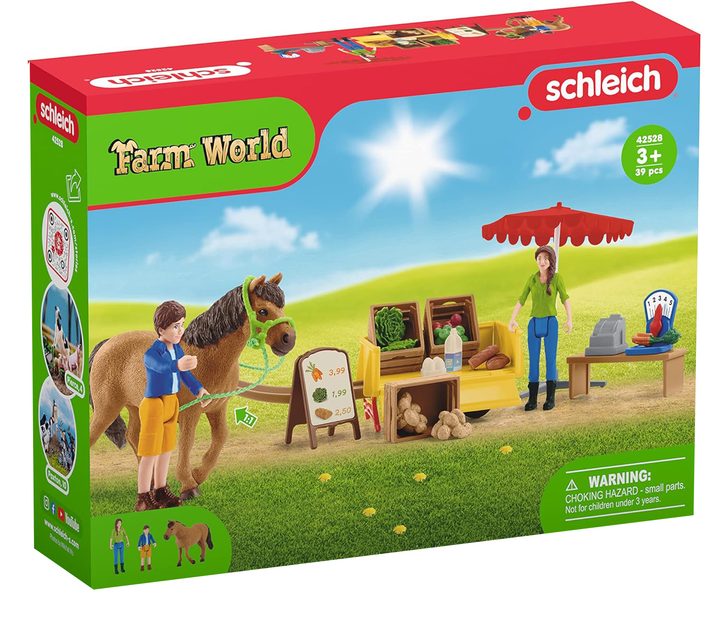 Zestaw do zabawy Schleich Farm World Sunny Day Mobile Farm (4059433383484) - obraz 1