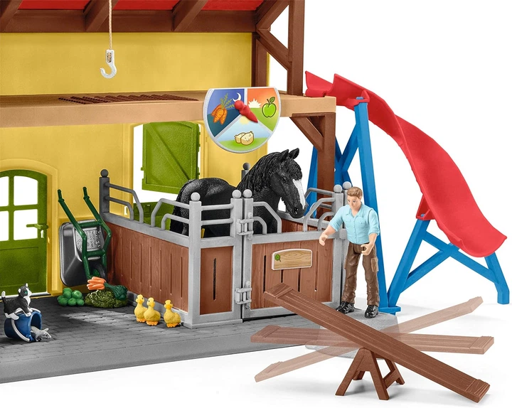 Ігровий набір Schleich Farm World Horse Stable (4055744029912) - зображення 6