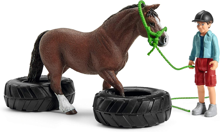 Ігровий набір Schleich Farm World Pony Agility Race (4055744029882) - зображення 5