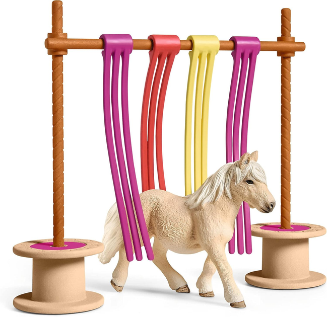 Ігровий набір Schleich Farm World Pony Fladderend Gordijn (4059433312651) - зображення 3